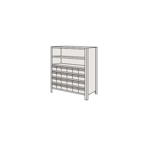 物品棚LEK型樹脂ボックス ＜LEK8127-24T＞