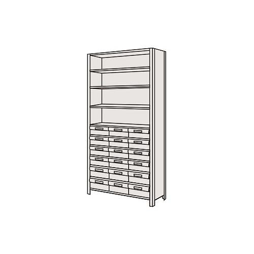 物品棚LEK型樹脂ボックス ＜LEK2111-18T＞