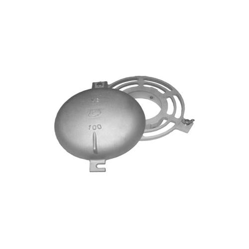 露出型アルミ合金鋳物製掃兼ベントキャップ(差込式) <VC-M2R>