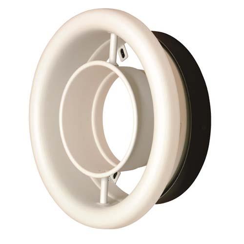 二重ノズル型吹出口(取付枠付)