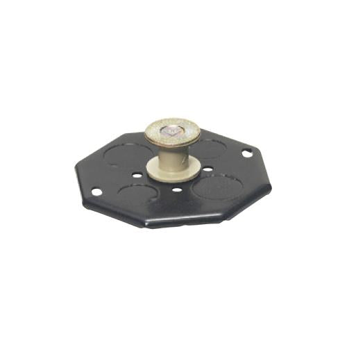 鉄製バックプレート(鉄製八角PCボックス用)器具吊りインサート付(W3/8ボルト用) <PA-8CB-BPA3>