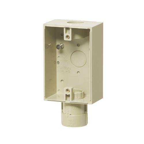 露出スイッチボックス(防水コンセント用)(コネクタ付) <PVR22-BC1AG>