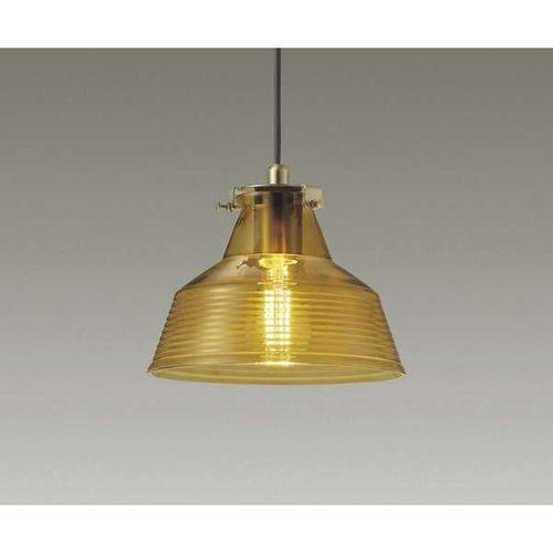 ヴィンテージインテリアLEDペンダント アンバーガラス