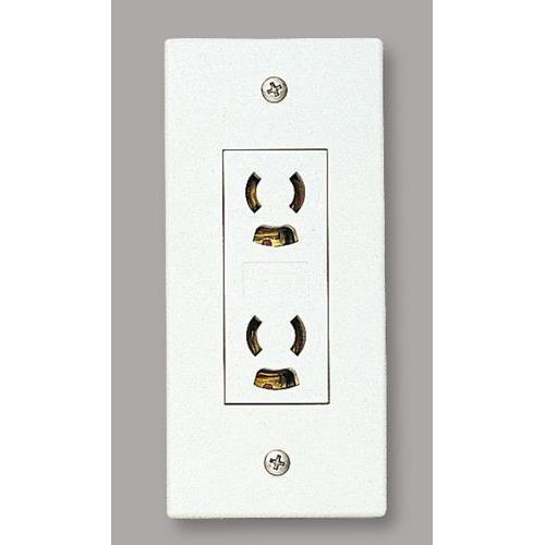 ダクトコンセント2個用接地 2号 <DCA>