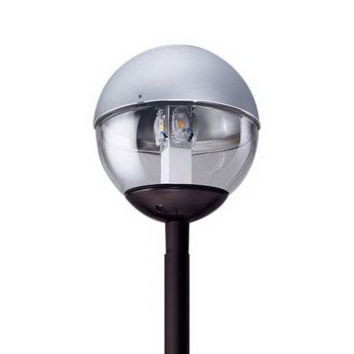 モールライト用グローブ 球形タイプ ポリカーボネート 上半分アルミ