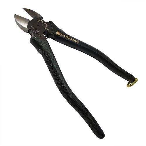 電工名人強力ニッパ(ラウンド刃・黒金)