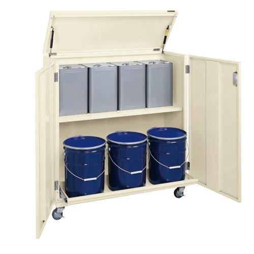 一斗缶保管庫(一斗缶・ペール缶兼用タイプ・移動式)