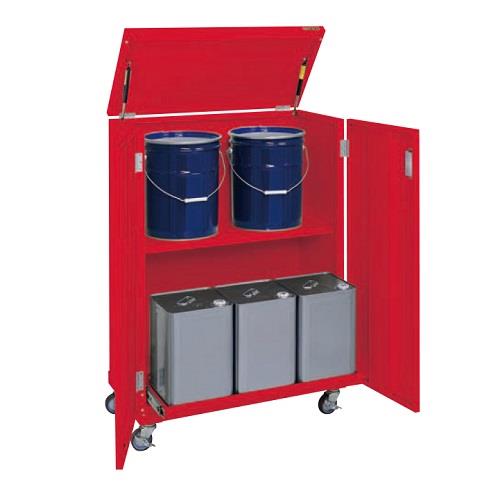 一斗缶保管庫(一斗缶・ペール缶兼用タイプ・移動式)
