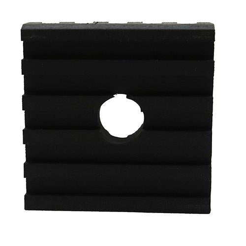 防振ゴム 穴あき 角