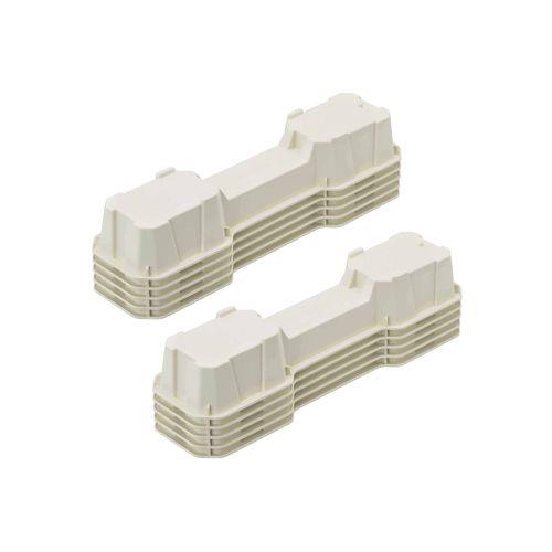 室外機用置台 エアコン用 10個 (コンパクト 軽量) GA-KW018