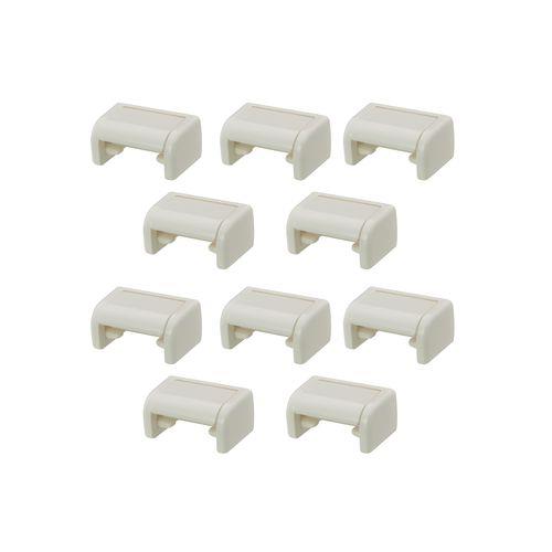 トイレットペーパーホルダー 10個入 アイボリー 原状回復 GA-NC013