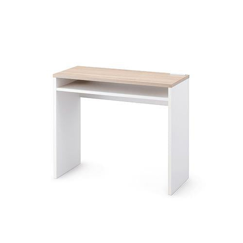 ウッドデスク ウォームホワイト/ライトナチュラル