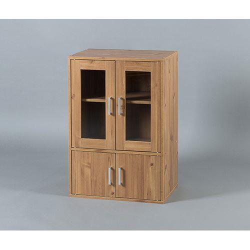 ガラスキャビネット ナチュラル