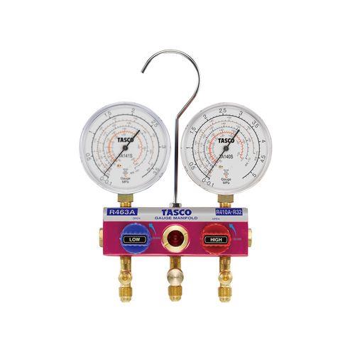 ボールバルブ式ハイブリッド ゲージマニホールド