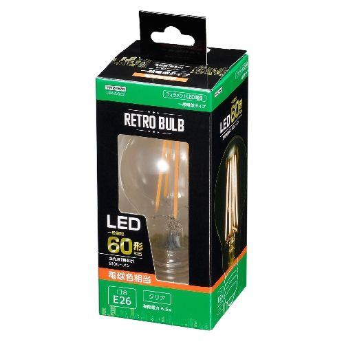 フィラメントLED 60形 E26