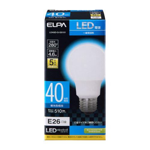 LED 一般電球形 40W形 E26 昼光色