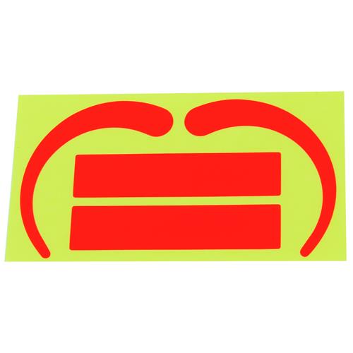 ランヤードフック用蛍光シール