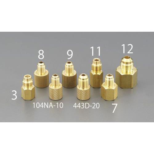 UNF1/2-20×F1/4”フレアーアダプター(雌/雄)