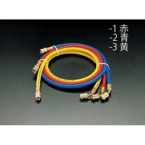 100cm/黄 (R12・R22・R502)チャージングホース