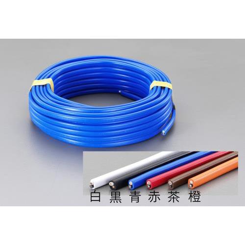 1.6mm×2心/600V18A VAケーブル(20m/白)