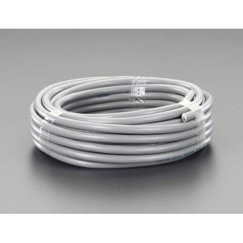 300V/7A/50m ビニールキャブタイヤケーブル (2芯/灰)