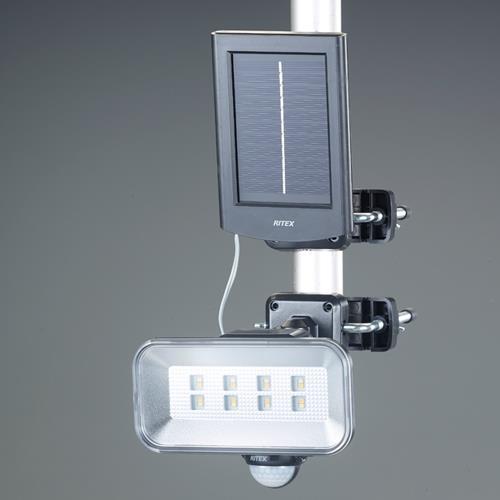 LEDセンサーライト(ソーラー式/光色切替型)