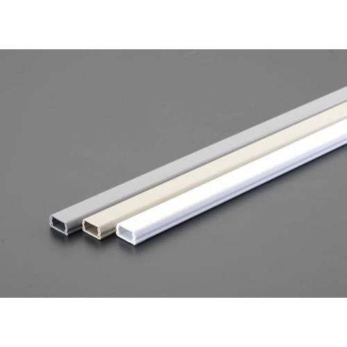 16mm×1.0m モール(プラスチック製/灰/2本)