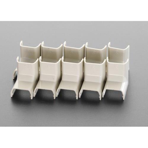 29× 65mm モール継手内曲(プラスチック/灰/10個)