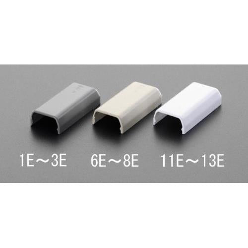 23×50mm モールエンド(プラスチック製/灰/10個)