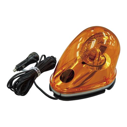 マグネット着脱式LED回転灯(流線型) 回転灯-1224Y 黄