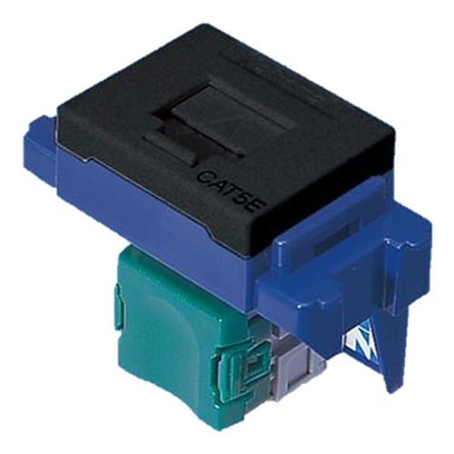 SO-STYLEシリーズ 情報モジュラジャック CAT5E 埋込型 ブラック