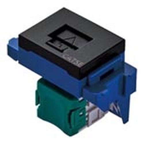 SO-STYLEシリーズ 情報モジュラジャック CAT5E 埋込型 マットブラック