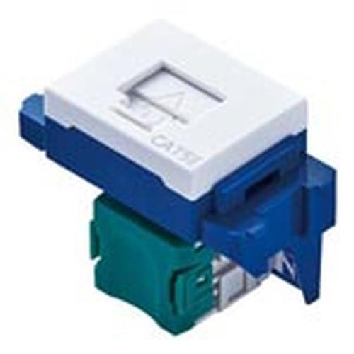 SO-STYLEシリーズ 情報モジュラジャック CAT5E 埋込型 マットセラミックホワイト