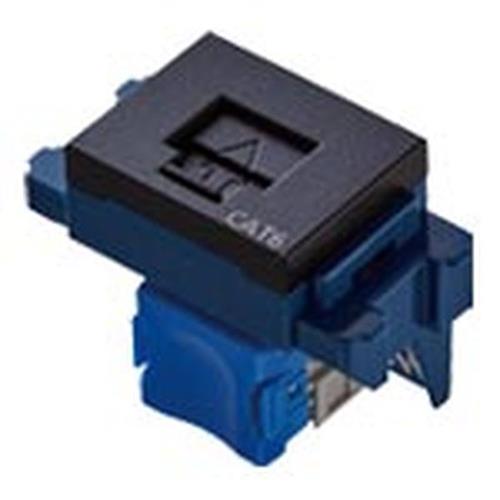 SO-STYLEシリーズ 情報モジュラジャック CAT6 埋込型 マットブラック