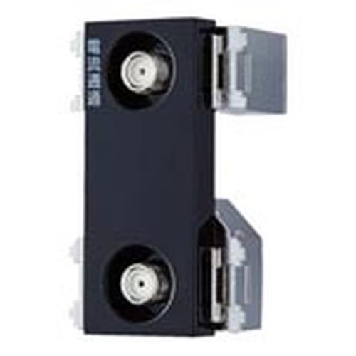 SO-STYLEシリーズ 埋込高シールドテレビターミナル2端子 電流通過形 10~3224MHz ブラック