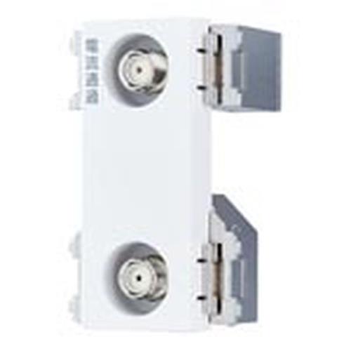 SO-STYLEシリーズ 埋込高シールドテレビターミナル2端子 電流通過形 10~3224MHz マットセラミックホワイト