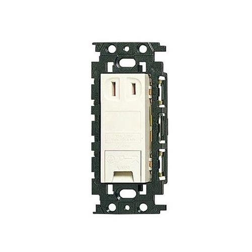 フルカラーシリーズ 埋込絶縁アースターミナル付コンセント フラット型