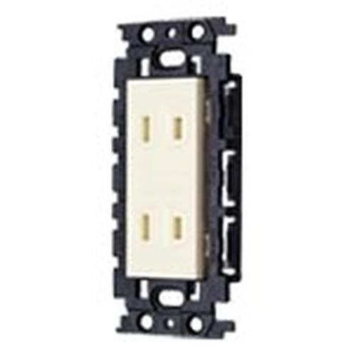 フルカラーシリーズ 埋込絶縁扉付ダブルコンセント