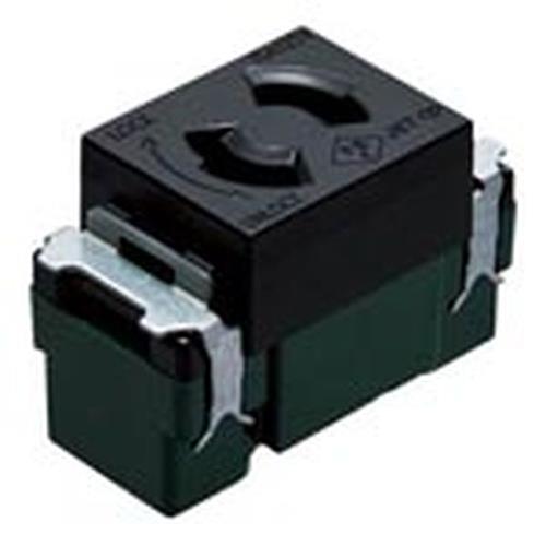 SO-STYLEシリーズ 埋込抜け止めコンセント マットブラック