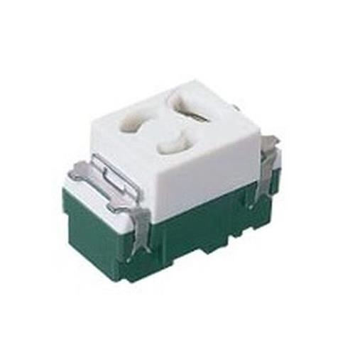 アドバンスシリーズ 埋込抜け止め接地シングルコンセント セラミックホワイト