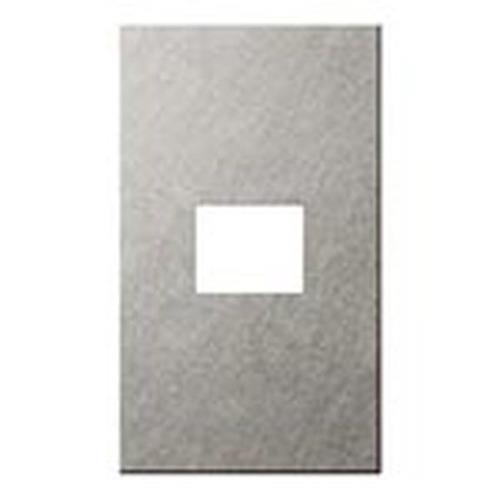 SO-STYLEシリーズ エクストラメタルプレート 1コ用 バイブレーション仕上げ シルバー