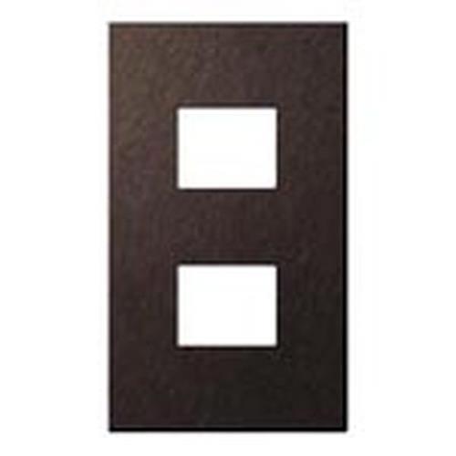 SO-STYLEシリーズ エクストラメタルプレート 2コ用 バイブレーション仕上げ ブラウン