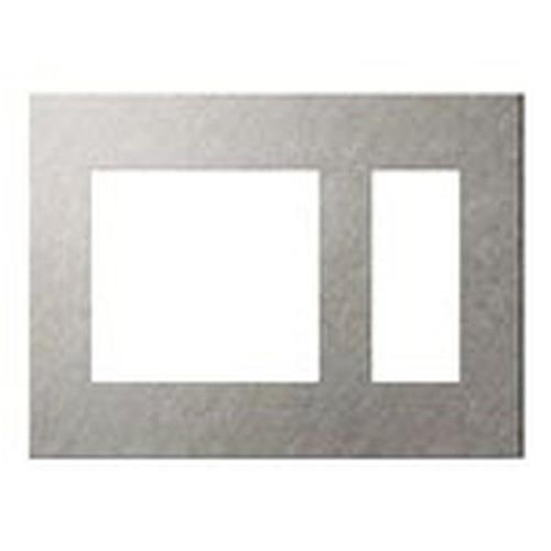 SO-STYLEシリーズ エクストラメタルプレート 2連接穴+3コ用 バイブレーション仕上げ シルバー