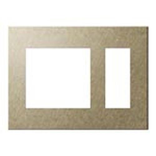 SO-STYLEシリーズ エクストラメタルプレート 2連接穴+3コ用 バイブレーション仕上げ ゴールド