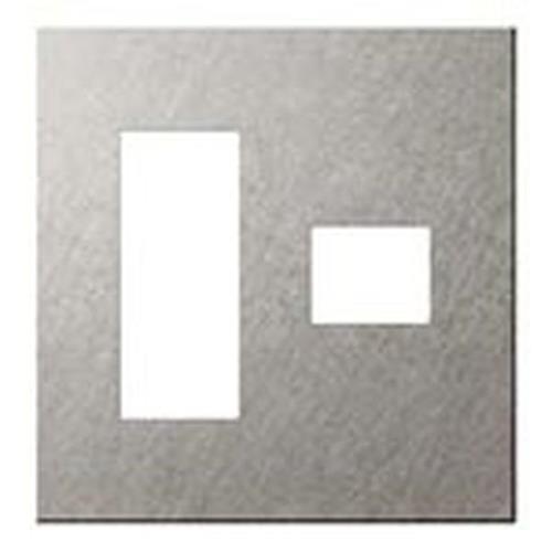 SO-STYLEシリーズ エクストラメタルプレート 3+1コ用 バイブレーション仕上げ シルバー