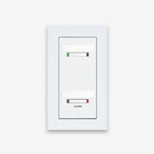 フル2線式リモコン エイトフリースイッチ 2コ用 光アドレス設定式 ホワイト