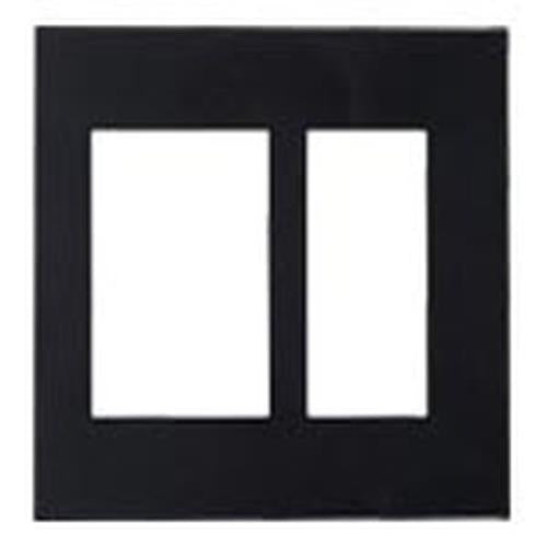 アドバンスシリーズ セレクトスイッチ+コンセントプレート 2連用 マットブラック