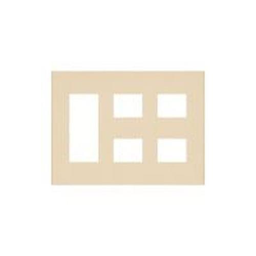 コスモシリーズワイド21 簡易耐火用コンセントプレート 7コ用(3コ+2コ+2コ用) ベージュ