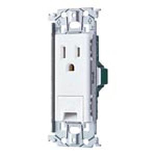 SO-STYLEシリーズ 埋込アースターミナル付接地コンセント 金属枠付 マットセラミックホワイト