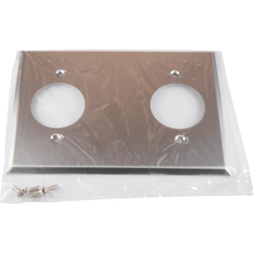 アメリカン電機 ステンレスプレ-ト 引掛大穴+ブランク+大穴